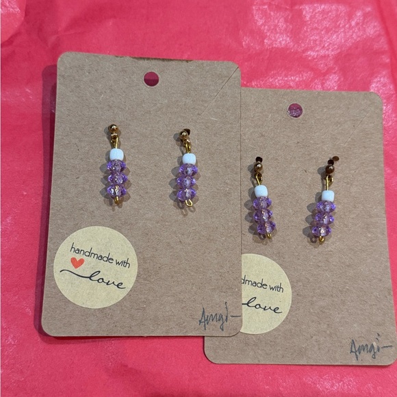 Classy Purple earrings - Picture 1 of 1